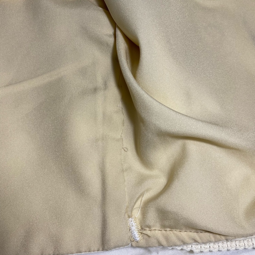 Vintage Handmade Cream Vest - Picture 7 of 15
